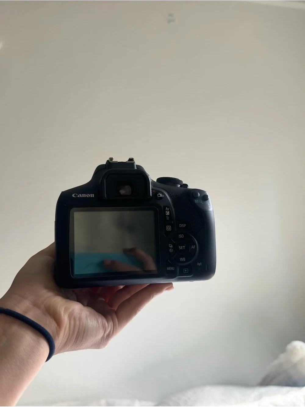 Canon DSLR Camera in Black with Standard Zoom Lens